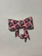 Red and blue cherry silicone bow (B2)