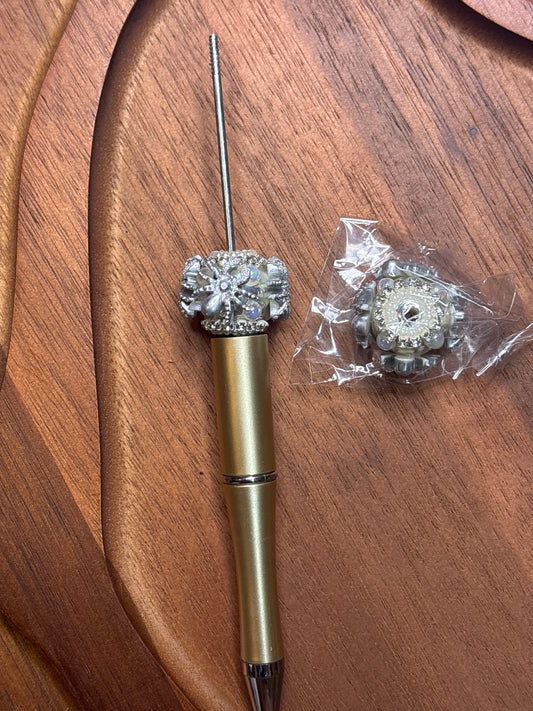 Silver spider fancy bead