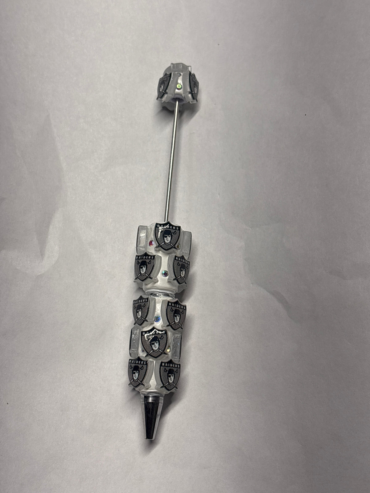 RAIDERS clay rhinestones #93