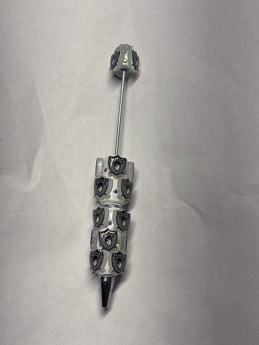 RAIDERS clay rhinestones #93