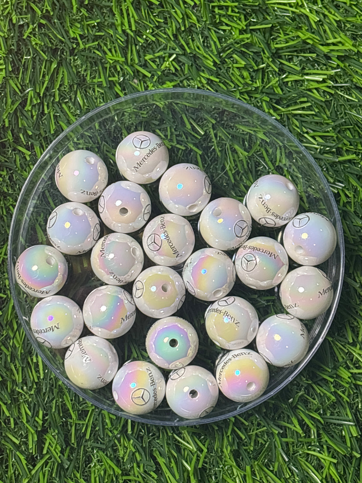 Mercedes-Benz  16  mm acrylic bead #16
