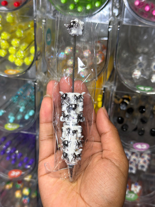 Western clay beadable pen #82