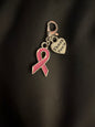 Pink  ribbon charm #77