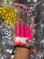 Pink makeup brush set #5