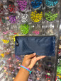 Navy blue pouch