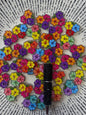 (99) 1 pc flowers acrylic focal