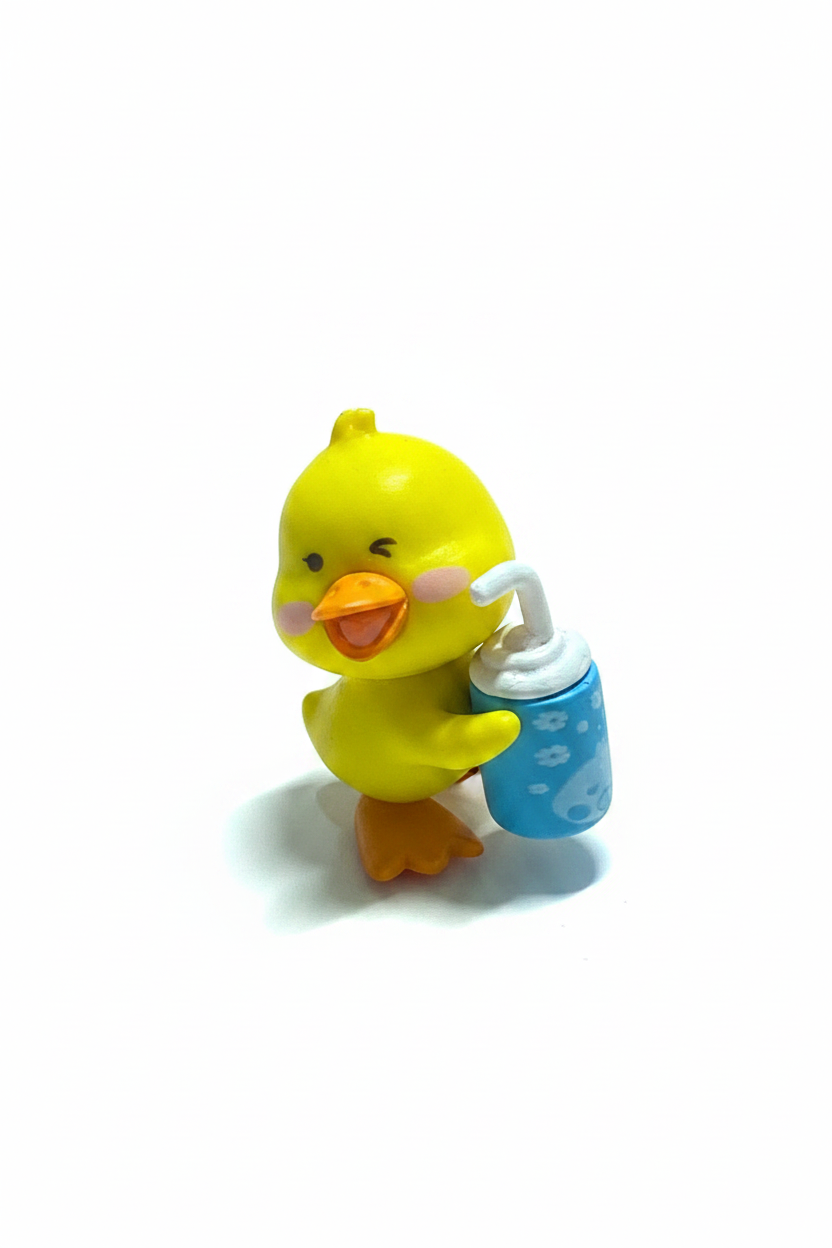 (162)Duck with a drink