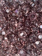 Purple  shape texture acrylic bead #284