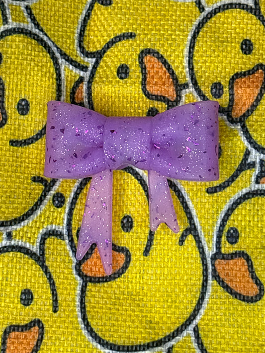 Ms. Purple silicone bow