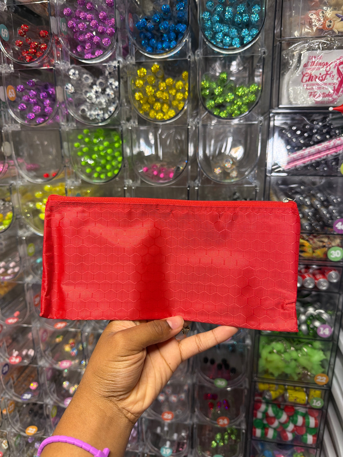 Red pouch