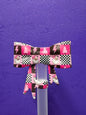 cristmas retro  straw topper bow #36