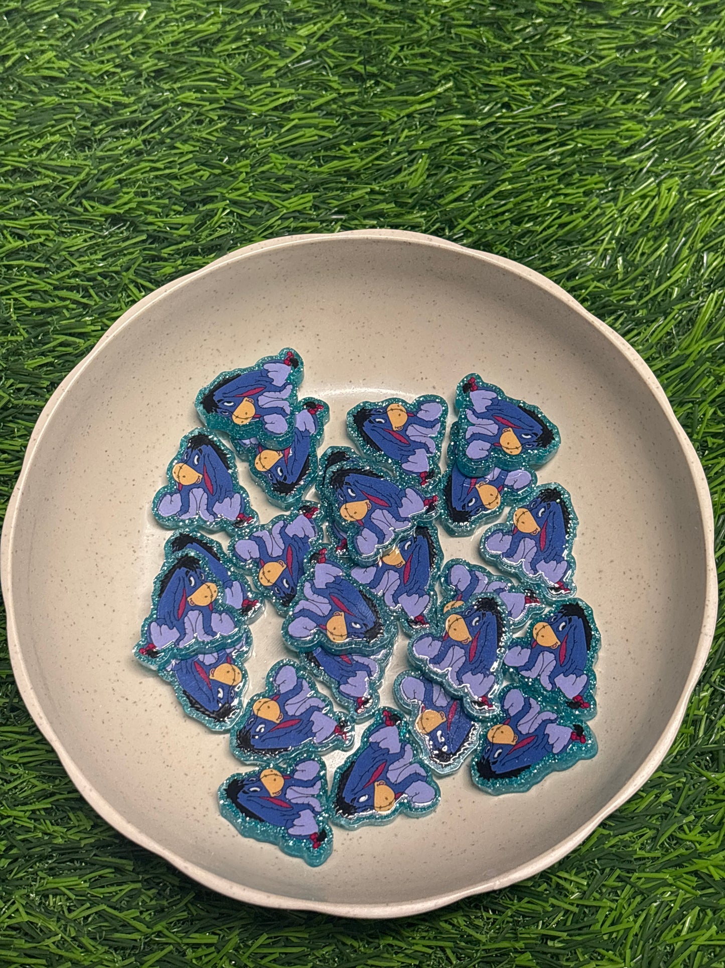 Eeyore acrylic focal