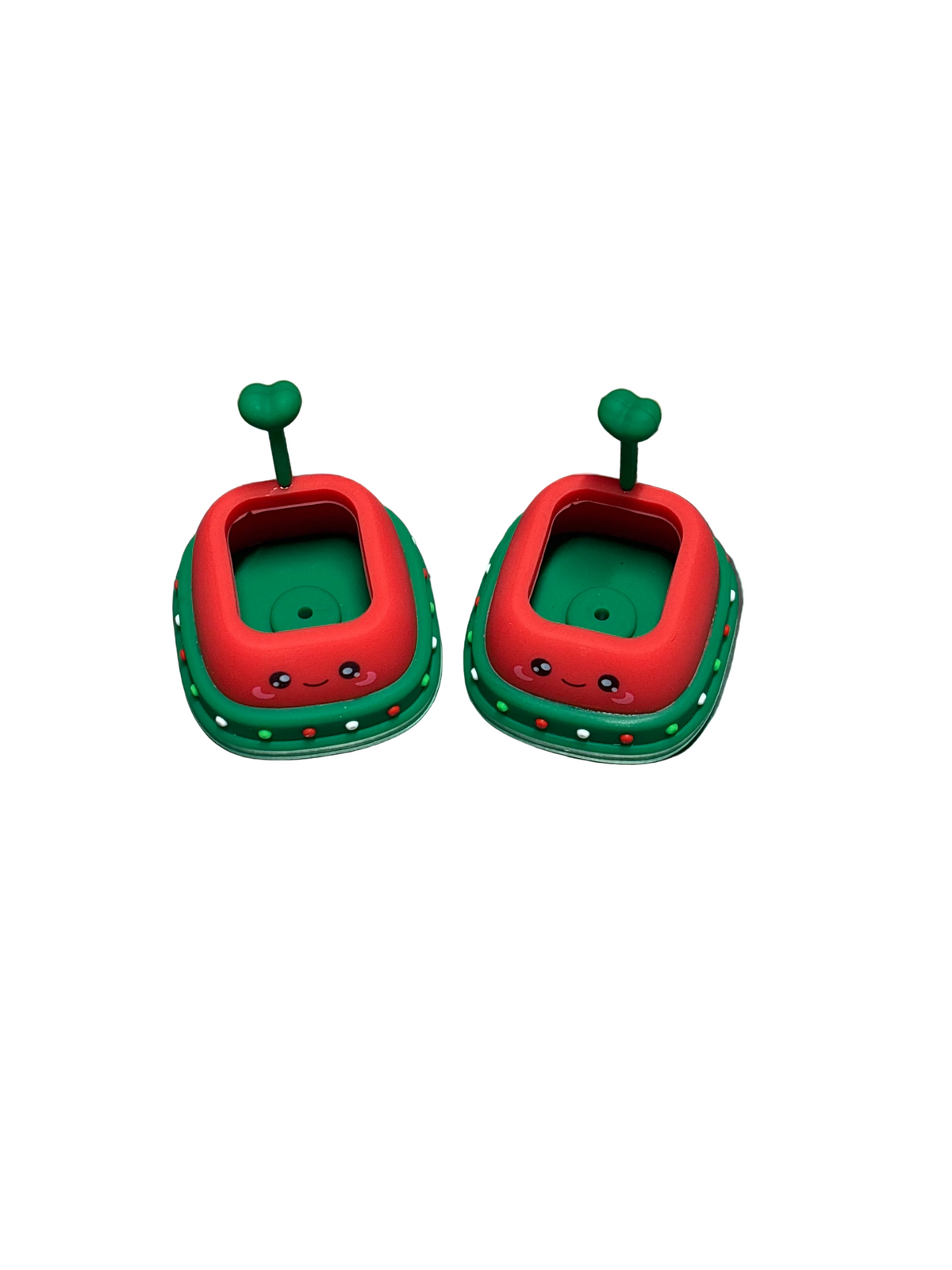 Christmas bumper car silicone focal