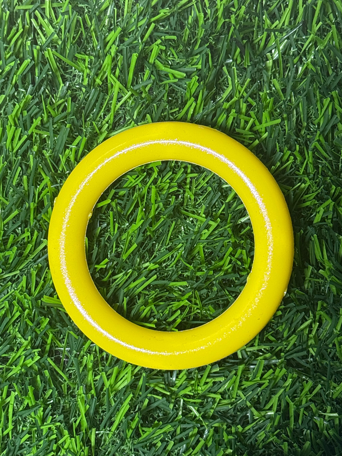 Yellow silicone ring