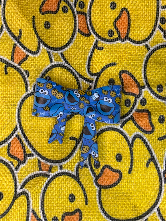 Mr.Cookie Monster bow