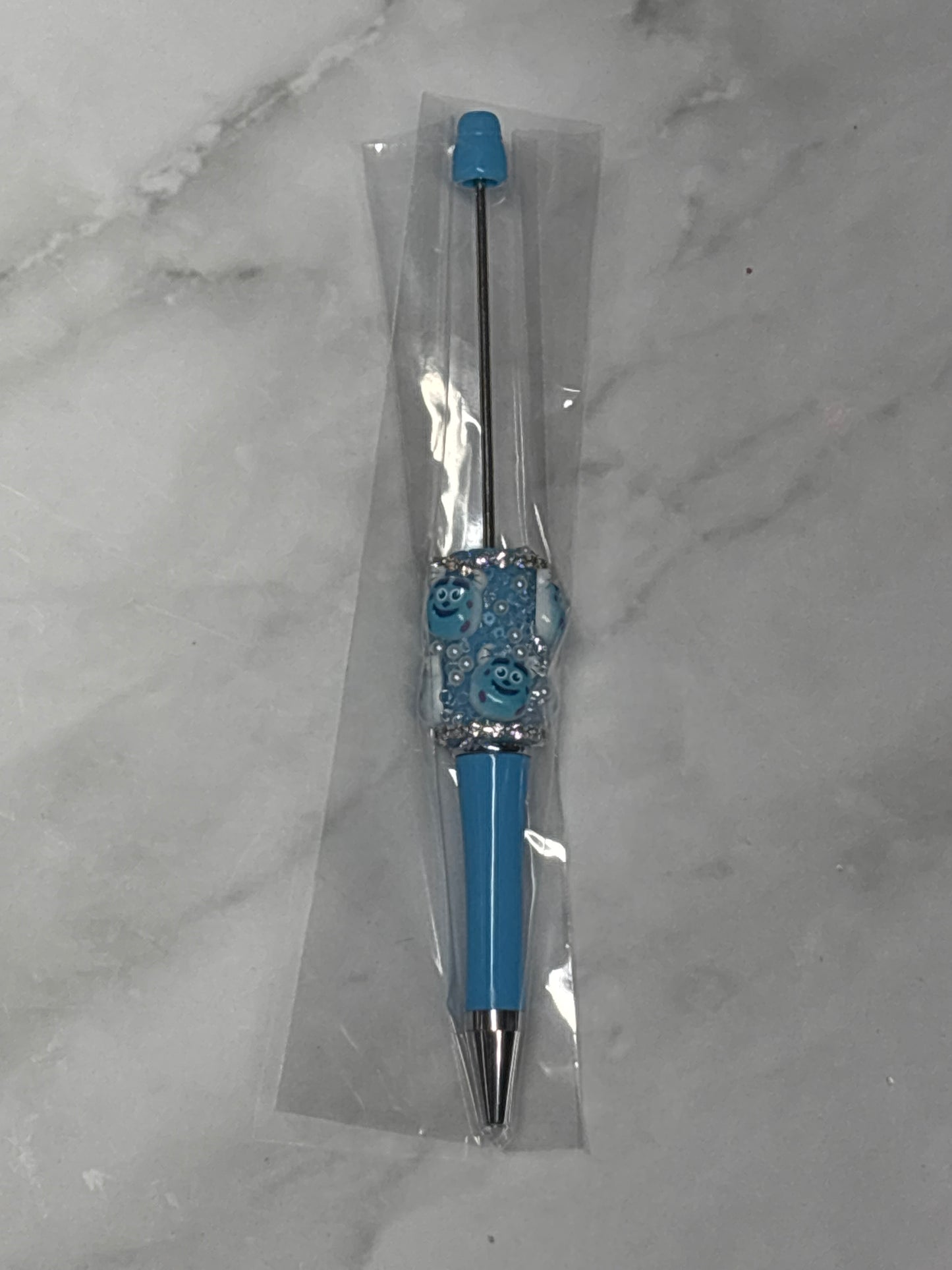 Blue Monster sugar beadable pen