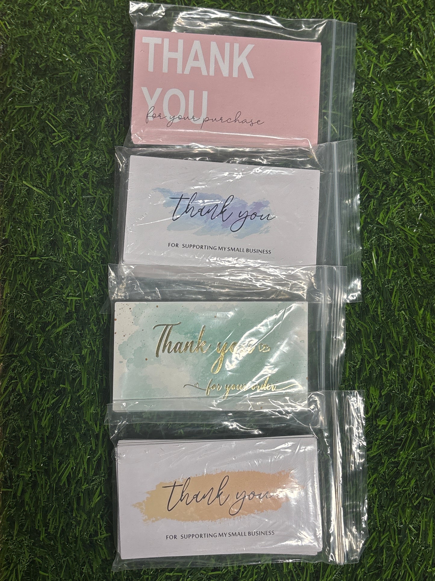 Pack (RANDOM) Thank you cards