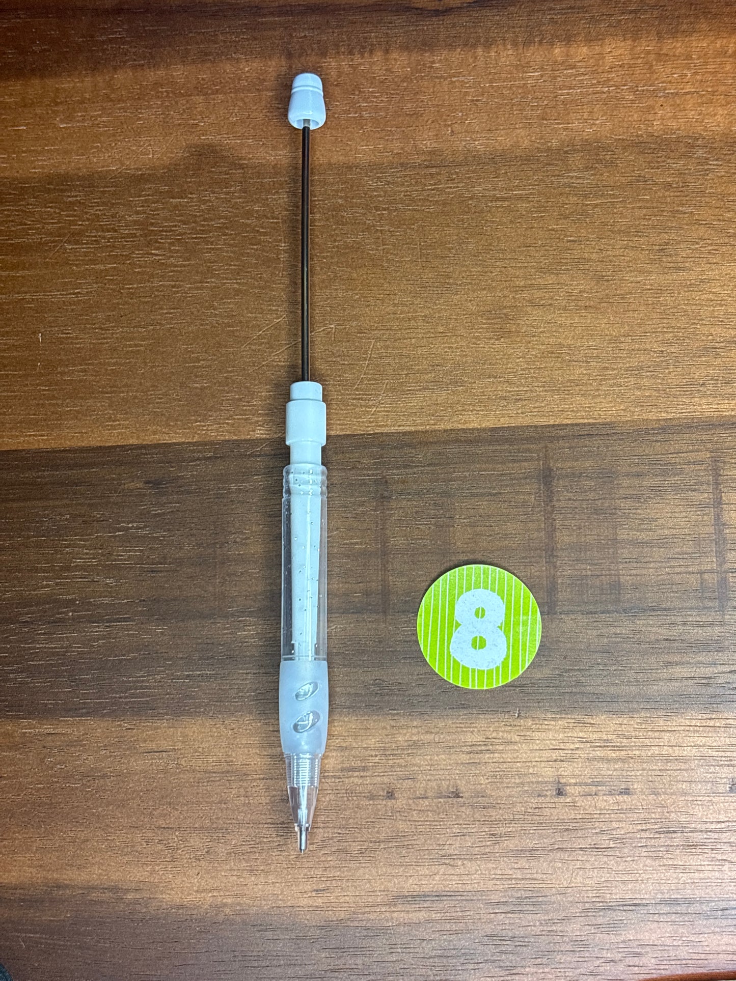White beadable mechanical pencil (8)