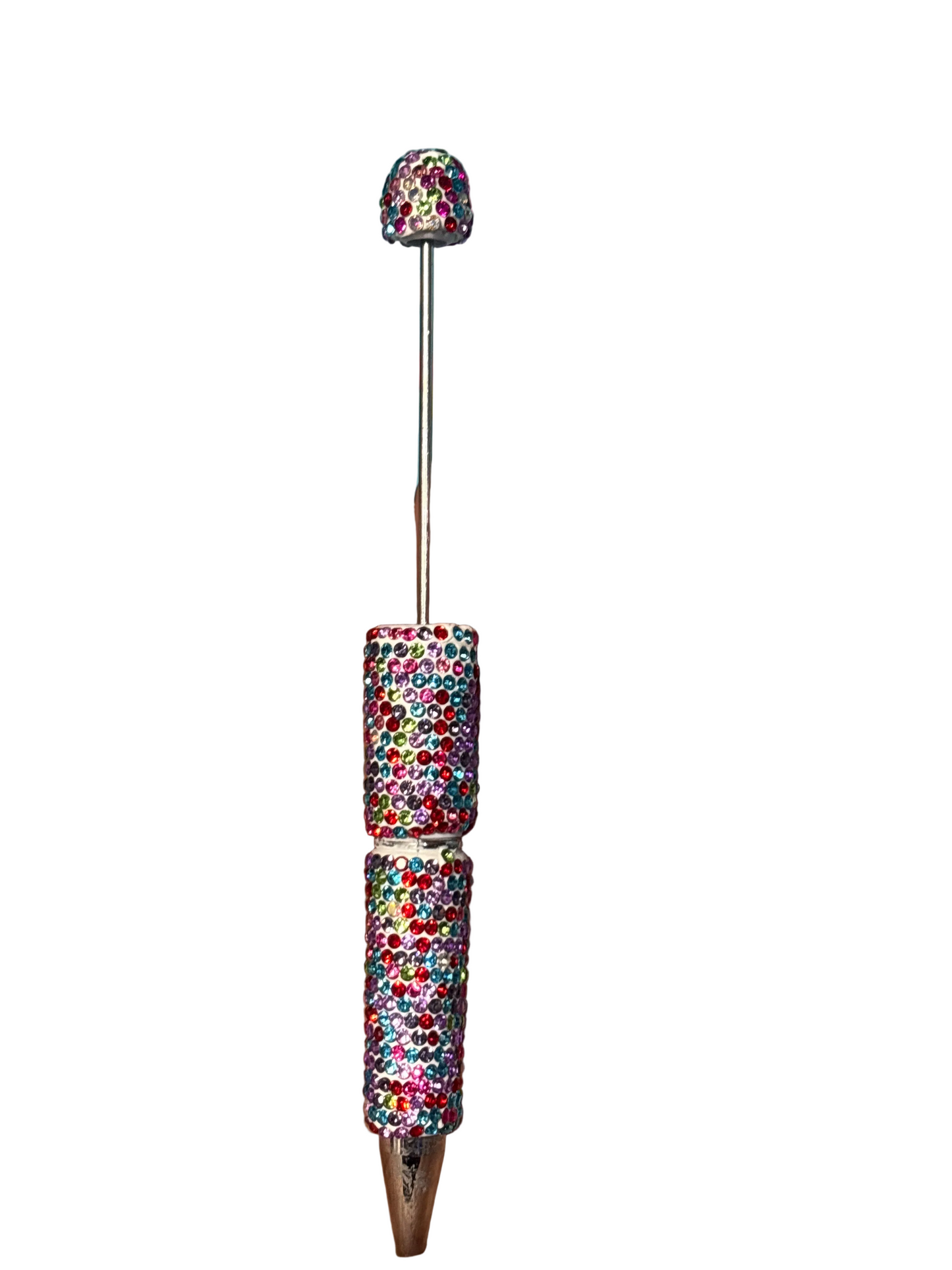 Multicolor beadable rhinestone pen #4