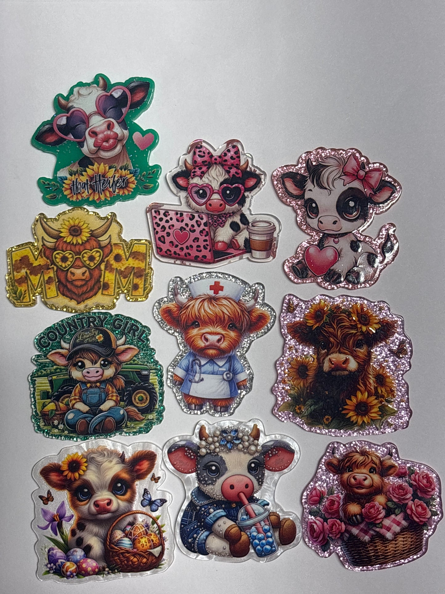 Acrylics bag mix  10pc #6