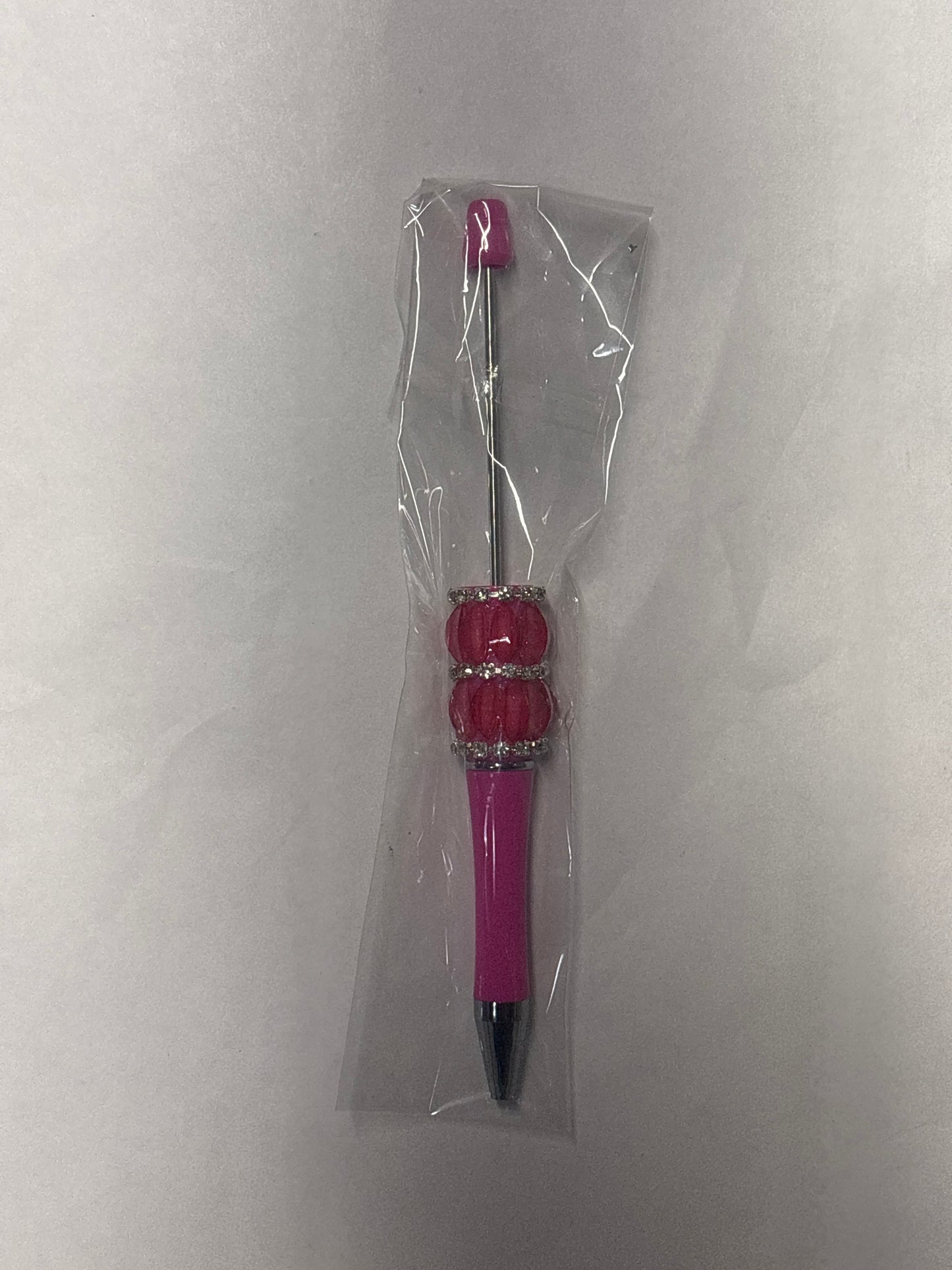 Pink beadable pen #300