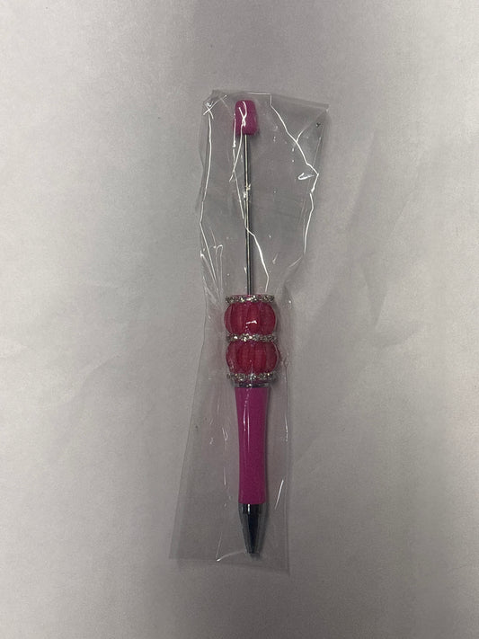 Pink beadable pen #300