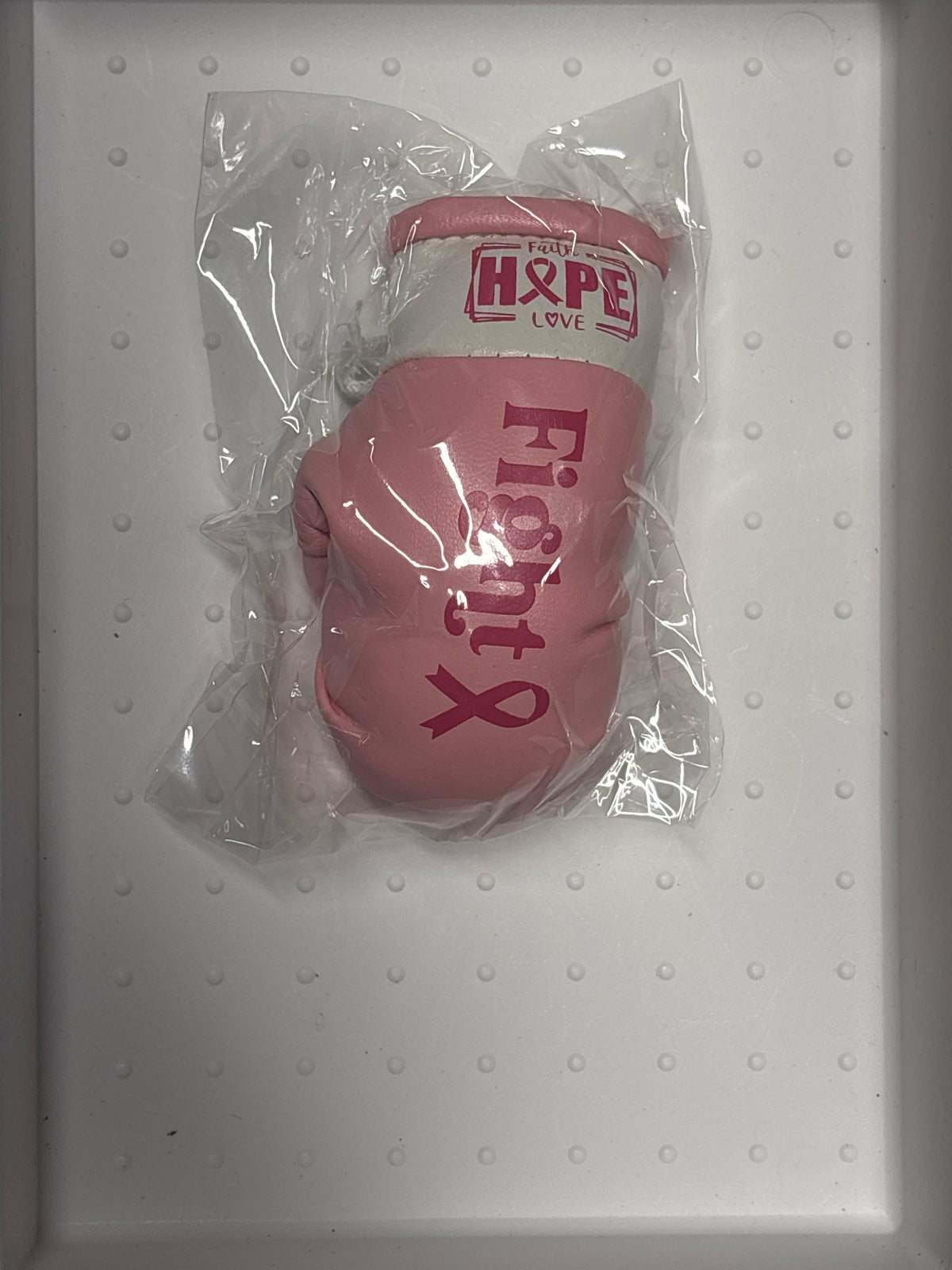 Breast cancer awareness keychain