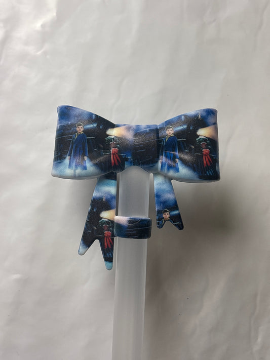 Polor express straw topper bow #129
