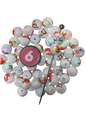 Ariel acrylic bead random pink #81