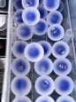 Dark blue Matt  16 mm acrylic bead #248