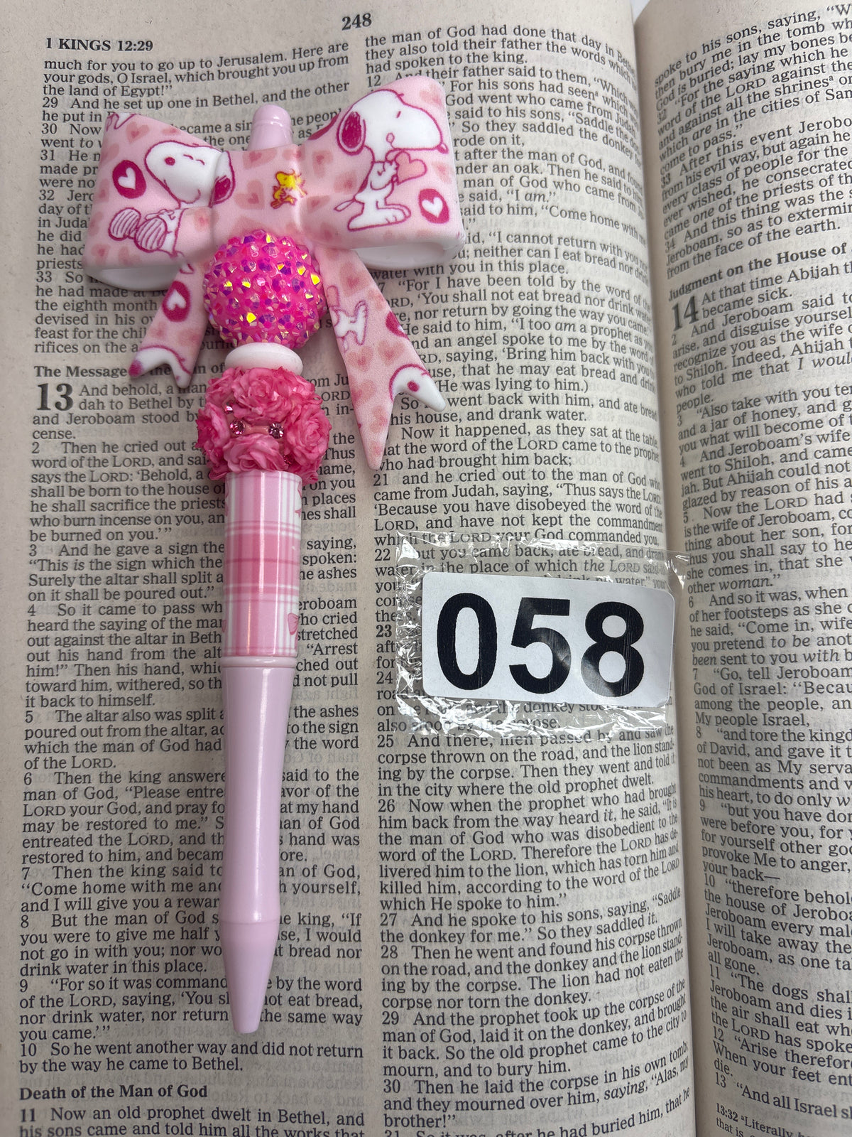 058 pre made pen