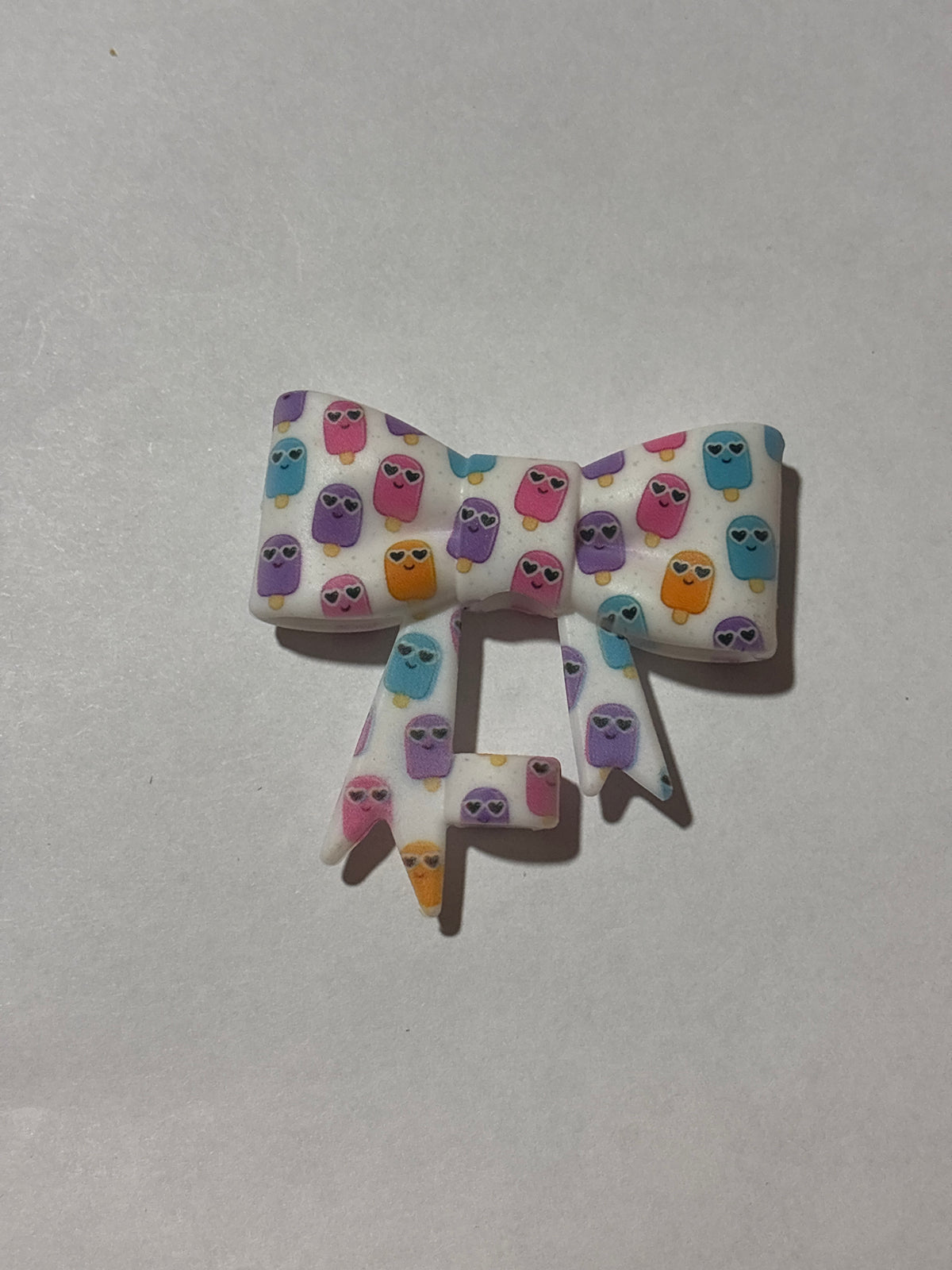 Ice cream pop silicone bow (A2)