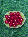 Red 16 mm acrylic bead #5
