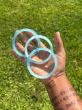 Blue Jade Glass Bangle