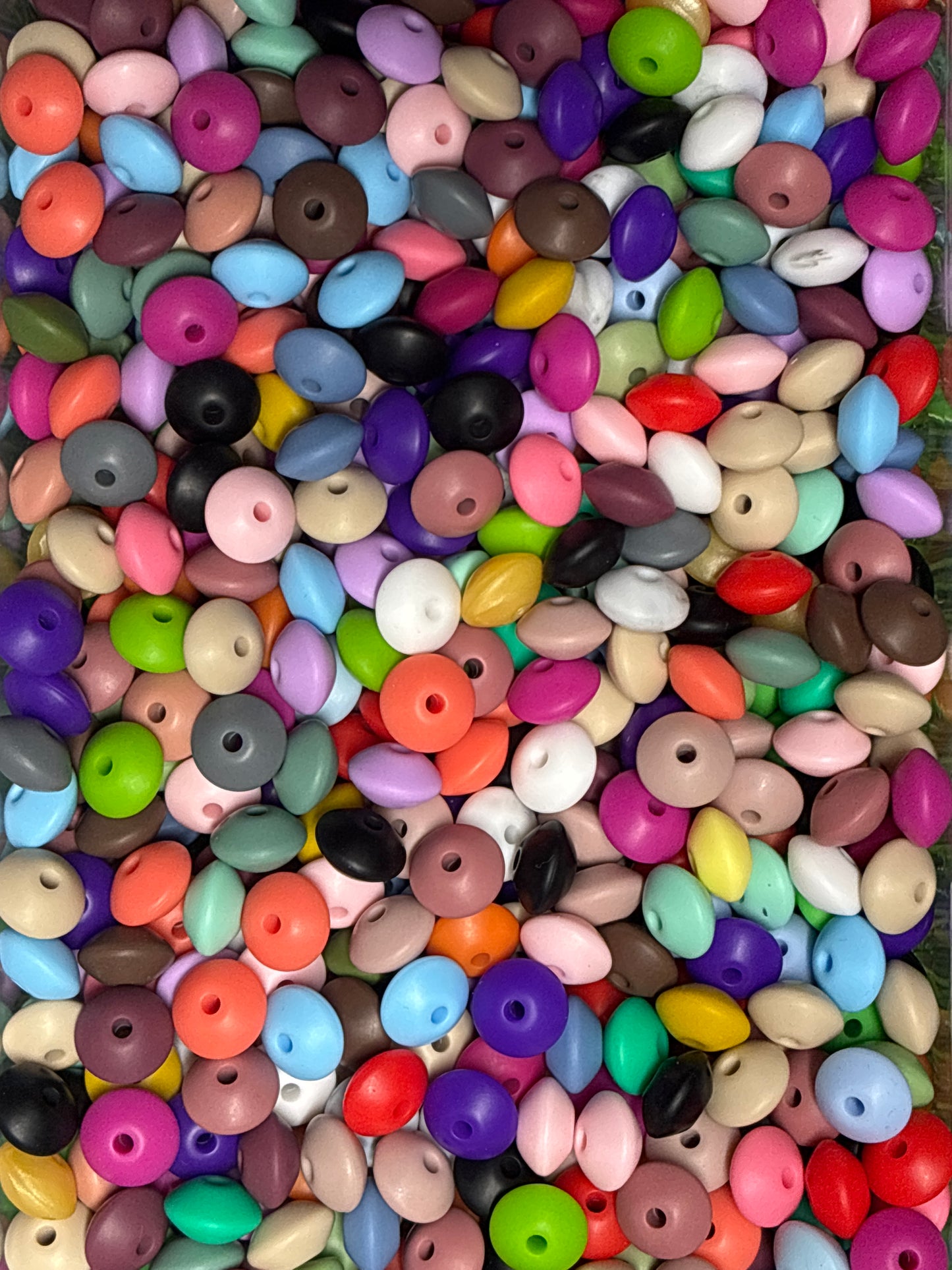60 random colors silicone spacers