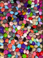 60 random colors silicone spacers