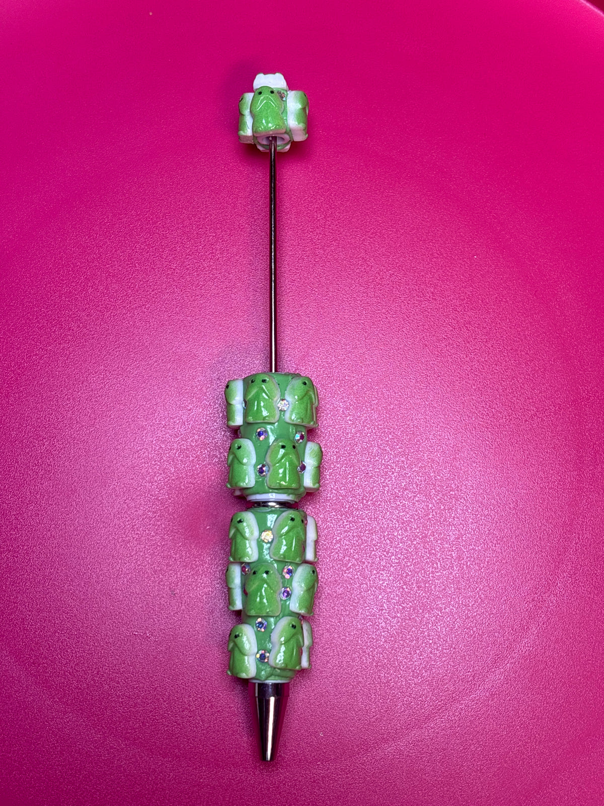 Green Richard beadable clay pen