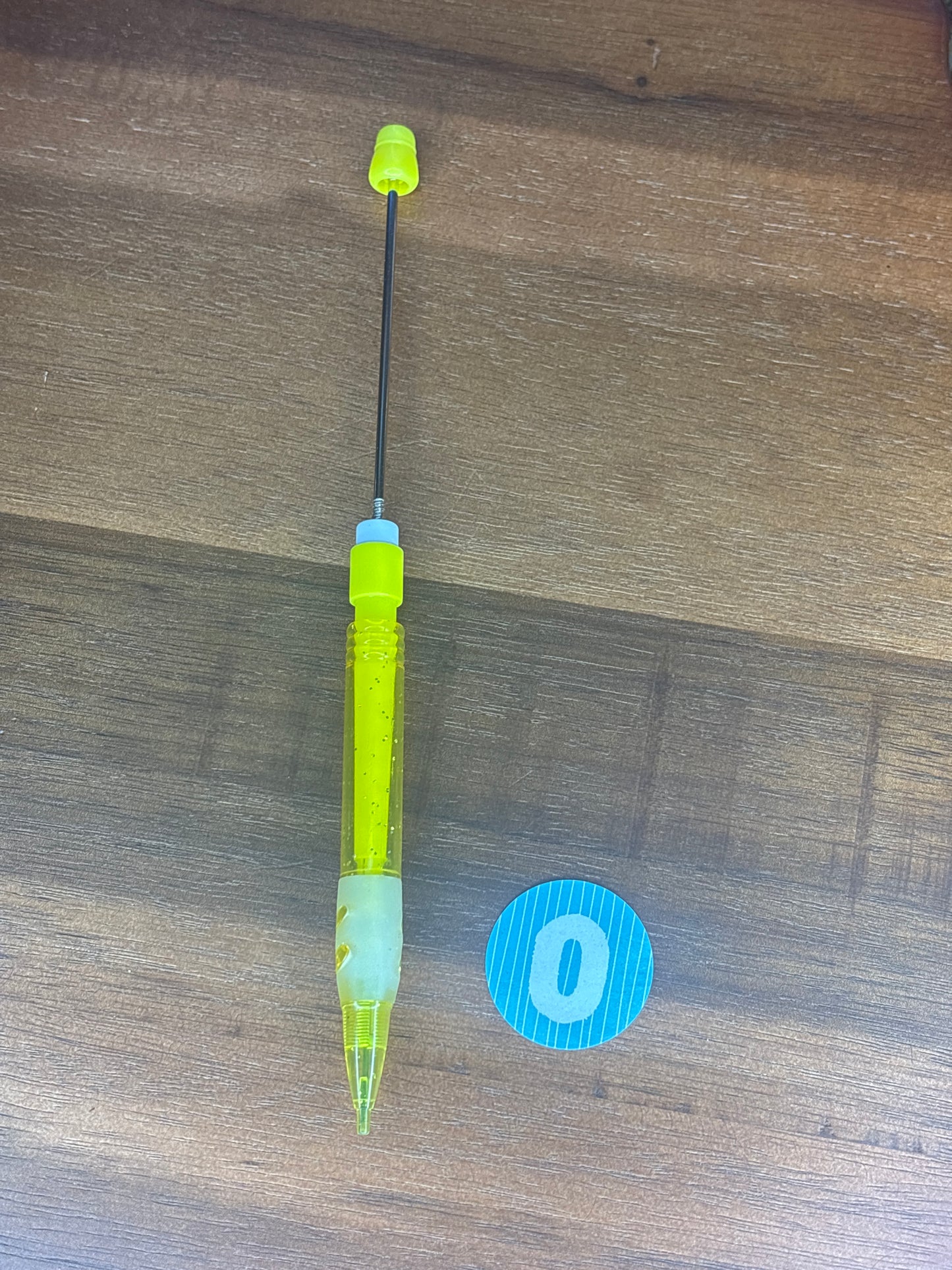 Yellow beadable mechanical pencil (0)