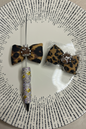 (Brown) Random Leopard Bow