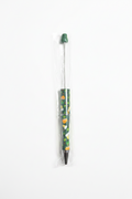 (168)Green  st. Patrick’s Day pen