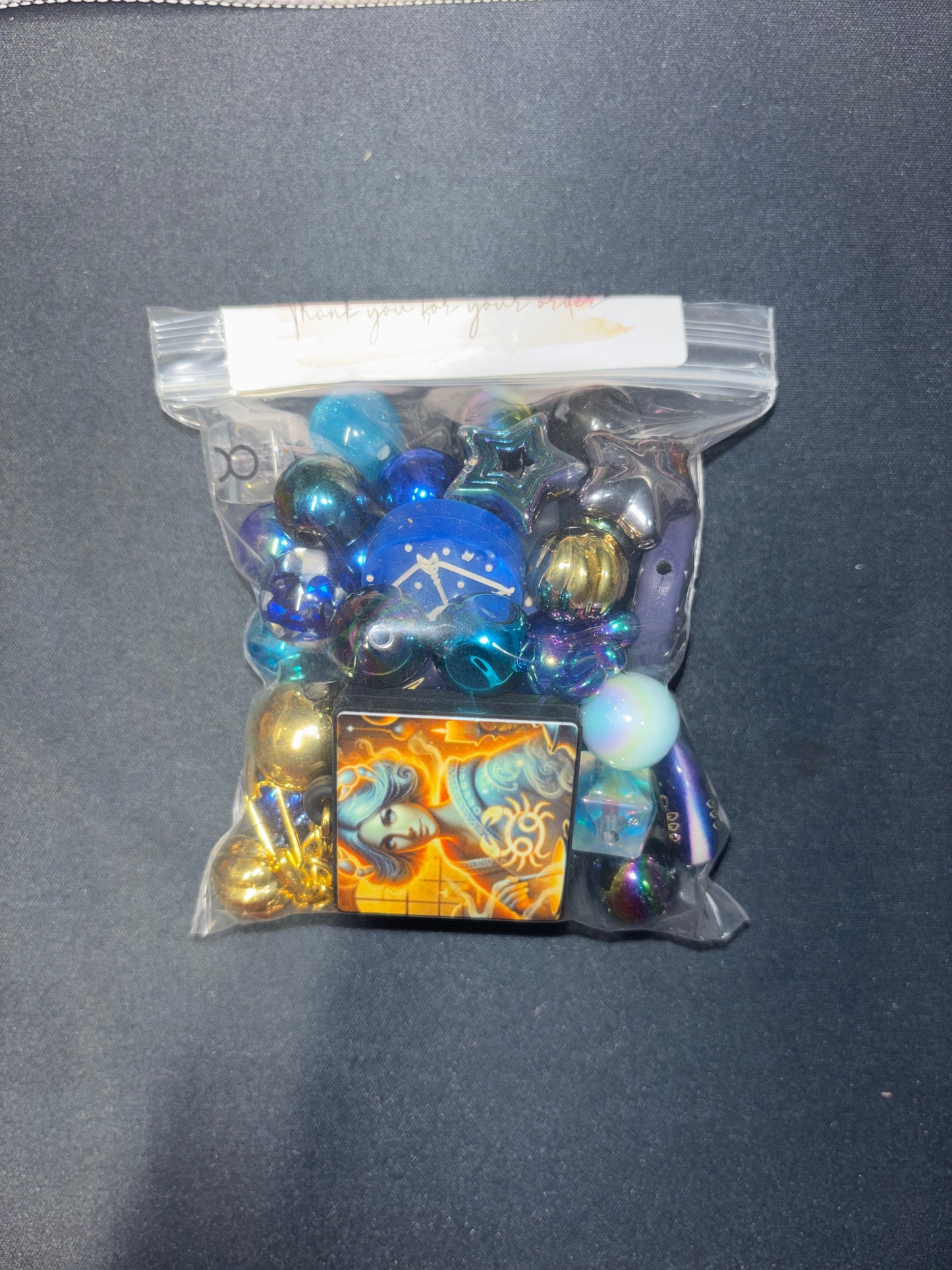 Zodiac signs bead mix