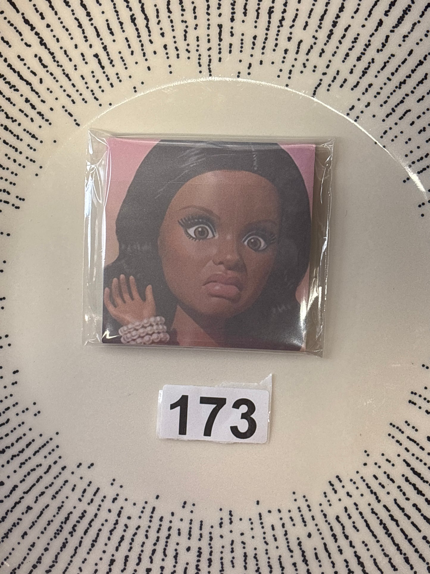 ( 173 ) Barbie sticky note