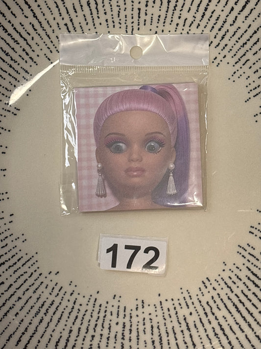 ( 172 ) Barbie sticky note