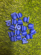 (213)3d printed Blue  Bead with Flat-Back Attachment for Acrylic