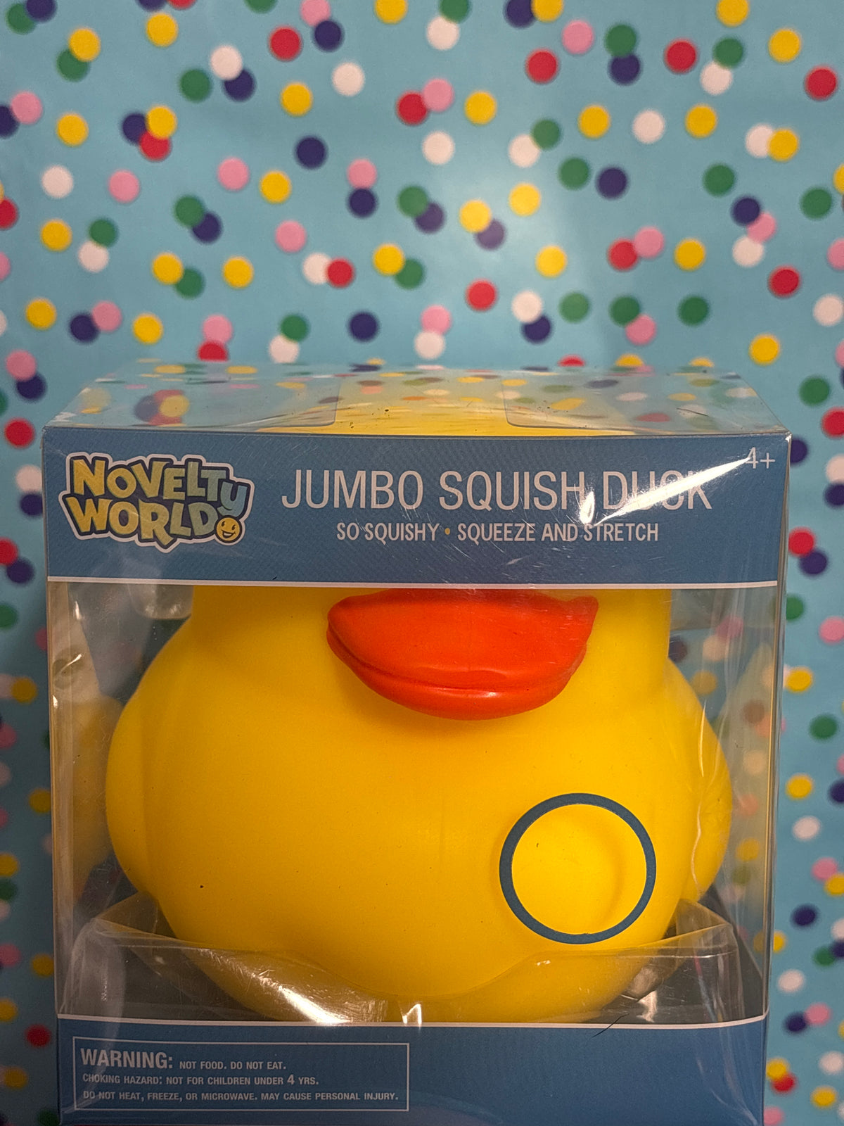 Yellow squishy, jumbo duck
