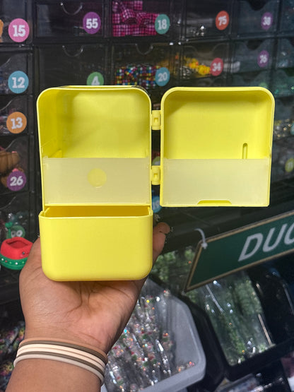 Yellow Fridge pencil holder