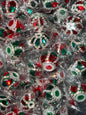 (Random pick )Red & Green fancy bead #300