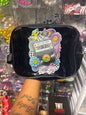 80s black clear bag