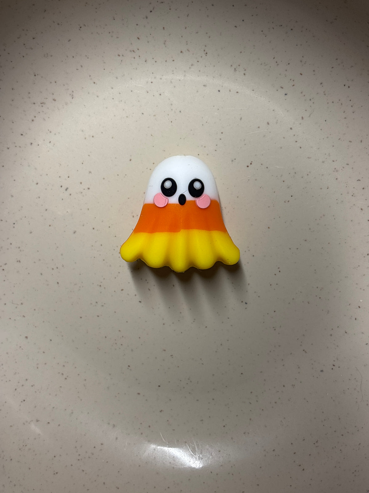 Candy corn ghost focal