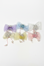 (204) fancy bow (bead set of 6)